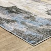 Oriental Weavers Malibu MAL01 Grey / Blue Indoor Area Rug - 3'6" x 5'6" - 2 of 4