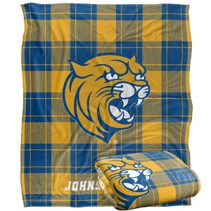 Johnson Wales University Campus Plaid Spirit Silky Touch Super Soft Throw Blanket 50x60 - 1 of 4