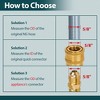GASPRO 3/8" ID Natural Gas Hose, Low Pressure LPG Hose with Quick Connect, for Weber, Char-Broil, Pizza Oven, Patio Heater and More, 24-Foot - 3 of 4