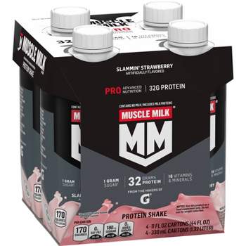 Muscle Milk Protein Shake - Strawberry - 11 fl oz/4pk
