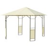 Outsunny 10' x 10' Outdoor Gazebo Canopy Modern Canopy Shelter with Weather Resistant Roof & Steel Frame for Parties, BBQs, & Shade - 4 of 4