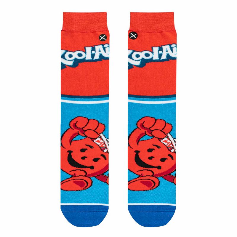 Odd Sox, Kool Aid Half Stripe, Funny Novelty Socks, Large, 5 of 7