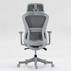CIPACHO Gray Ergonomic Office Gaming Chair with Mesh, 4D Armrests & 3-Angle Recline, 360° Swivel Desk Chair for Home Office - 2 of 4