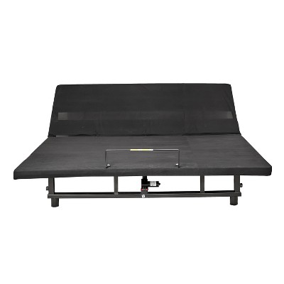 VYNXARIA King Adjustable Bed Frame in Black: Head & Foot Tilt, Wireless Zero - Gravity Motor, 4 USB Ports, Under - Bed Night Lights