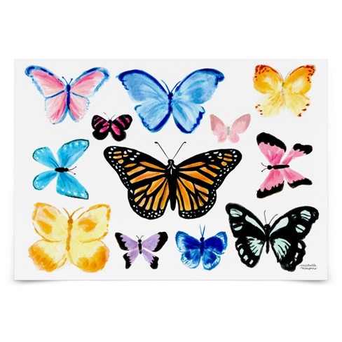 Americanflat Animals 22x28 Poster - Monarch Butterfly Wall Art