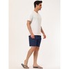 Lars Amadeus Men's Solid Beach Shorts Drawstring Surfing Mesh Lining Swimwear Board Shorts - 4 of 4