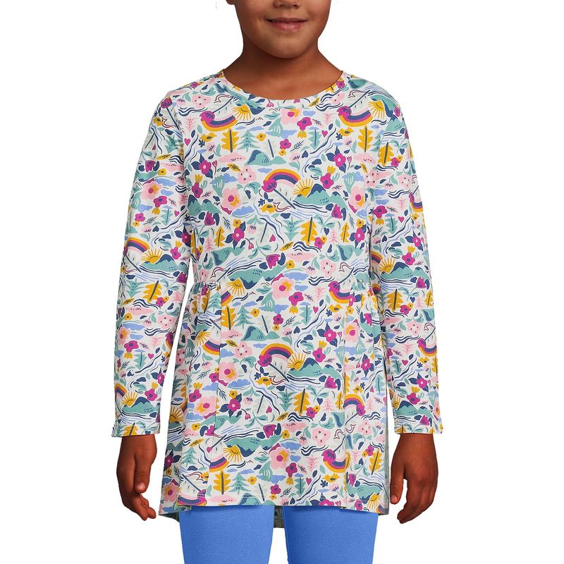 Lands' End Kids Long Sleeve Tunic Top, 2 of 3