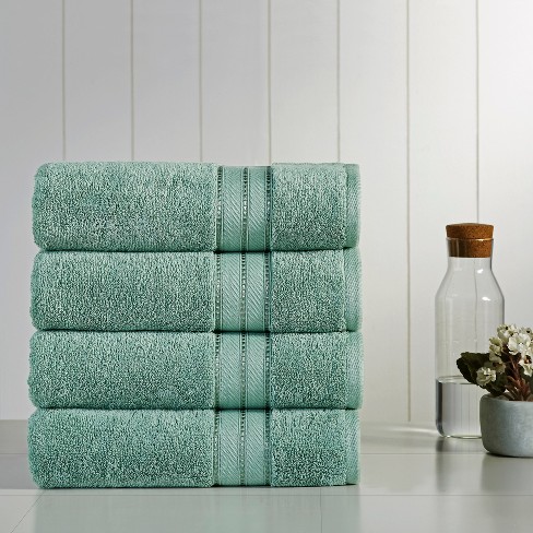 Modern Threads Pax 6 Piece Jacquard 100% Cotton Bath Towel Set. : Target