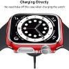 Worryfree Gadgets Bumper Case with Screen Protector for Apple Watch 38mm, White/Silver - 4 of 4
