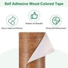 Unique Bargains Self Adhesive Realistic Wood Grain Durable Multi Use Masking Tape 1 Pc - 4 of 4