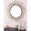 Glam Metal Starburst Round Wall Mirror Gold - CosmoLiving by Cosmopolitan - 3 of 4