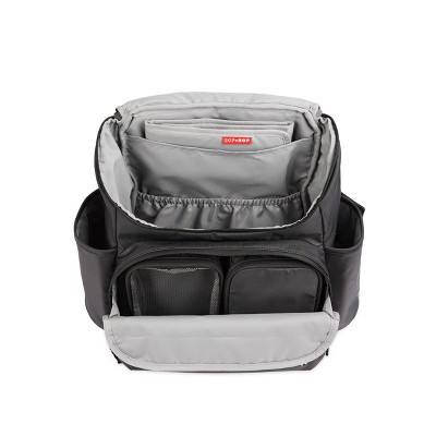Skip Hop Forma Next Diaper Bag Backpack - Black: Water Repellent, 1.3lb, Nylon Shell, Fits Laptop Up To 15 Inches — фото 4