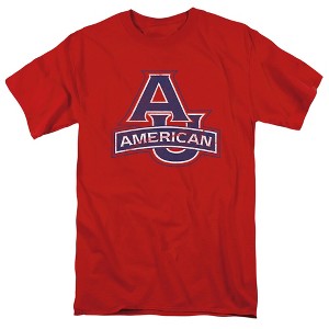 Men's American University Official Distressed Primary Logo T-Shirt American University - 1 of 4