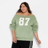 Women's Off the Shoulder Sweatshirt - Wild Fable™ - 2 of 3