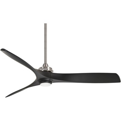 60" Minka Aire Aviation Brushed Nickel LED Ceiling Fan