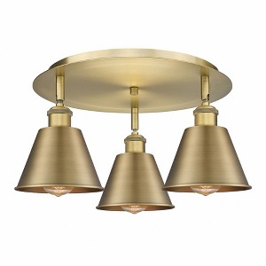Ballston - 3 Light Flush Mount In Industrial Style-8 Inches Tall and 18.25 Inches Wide - 1 of 1