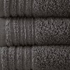 12Pcs 100% Cotton Solid Bath Towel Set, Anti-Microbial Zero Twist Front Quick Dry Towel - 4 of 4