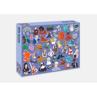 90s Icons Jigsaw Puzzle - (Hardcover)