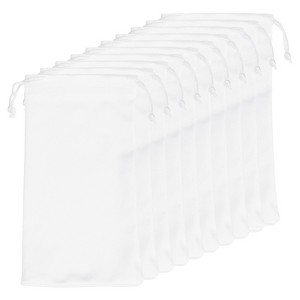 Unique Bargains Microfiber Soft Portable Storage Scratch-Resistant Eyeglasses Bag 10 Pcs - 1 of 4