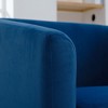 Okak 27.36" Wide Modern Fine Swivel Chair Accent Chair Cozy Soft Armchair With Thick Base Living Room Chair for Lounge Bedroom - 4 of 4