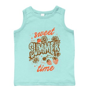 The Juniper Shop Sweet Summer Time Strawberry Toddler Tank - 1 of 4