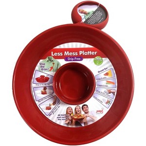 Jokari Less Mess Platter - Simplify Serving and Keep Your Food Neat and Organized - 1 of 4