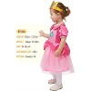 Joyfy Baby Girl Halloween Princess Costume Set, Toddler Pink Princess Dress and Headband for Halloween Cosplay Dress Up - 3 of 4