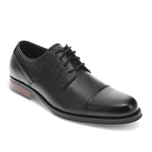 Dockers Mens Echo Synthetic Leather Cap Toe Dress Oxford Lace Up Shoe - 1 of 4