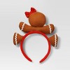 Christmas Female Gingerbread Headband - Wondershop™ - 3 of 3