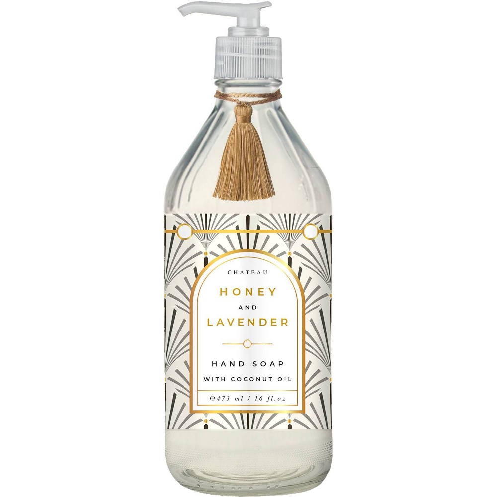 Photos - Shower Gel Chateau Hand Soap Honey and Lavender - 16 fl oz
