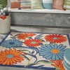 Nourison Aloha Daisy Flower Flatweave Outdoor Rug - 2 of 4