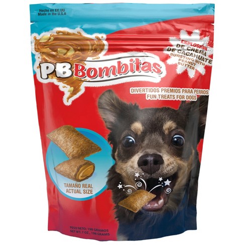 Pb Bombitas 7oz Fun Treats For Sm med Dogs Peanut Butter Target