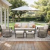 Buenhomino Patio Furniture Wicker Outdoor Conversation Set - 2 of 4