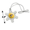 University of Vermont Secondary Metal Snowflake Christmas Tree Holiday Ornament - 3 of 3