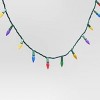 60ct LED Faceted C6 Christmas String Lights Twinkling with Green Wire - Wondershop™ - 3 of 4