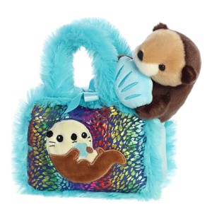 Aurora Small Zoo Collection Fancy Pals Fashionable Stuffed Animal Sea Otter 7" - 1 of 4