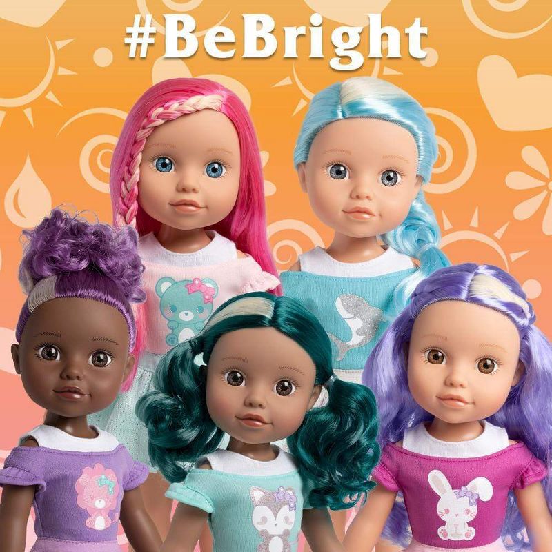 Adora Be Bright Doll Melissa - Shark, Hair Color Changes in The Sun, for Kids Age 3+, 5 of 7
