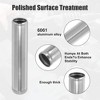 Unique Bargains Aluminum Alloy Intercooler Straight Air Intake Tube Silver Tone - 4 of 4
