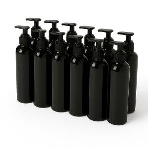 Royal Massage 8oz Bullet Round Massage Oil/Lotion/Liquid Bottle with Saddle Pump - 1 of 4