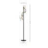 MaseiKar 67.3" Modern Tree Floor Lamp with 4 Leaf-Shaped Adjustable Shades – LED Bulbs Included, Foot Switch, Metal Base – for Living Room - 4 of 4