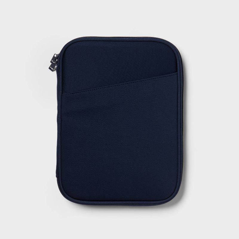 Zip Tablet Pouch Laptop Bag Navy Blue -Brightroom™