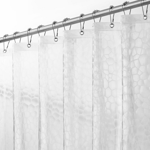 Waterproof Peva Shower Curtain, Clear Shower Curtain 72 X 84