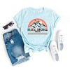 Simply Sage Market Women's Hike More Worry Less Colorful Short Sleeve Graphic Tee - 3 of 3