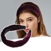 Unique Bargains Women's Thick Braided Velvet Headband Hairband Accessories 1.2 Inch Wide 1 Pc - 2 of 4