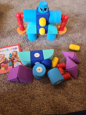 Blockaroo Magnetic Foam Building Blocks, Soft Foam Blocks To