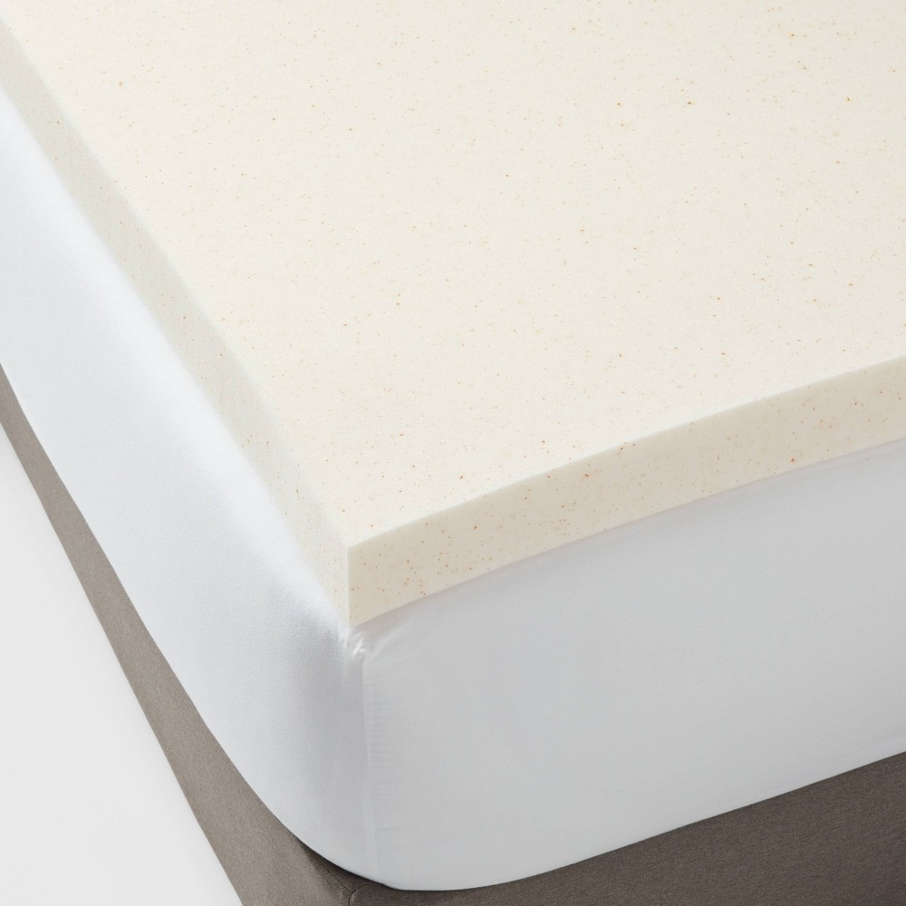 Queen 3" Performance Memory Foam Mattress Topper Beige - Threshold™