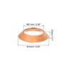 Unique Bargains Copper Air Conditioner Refrigeration Plumbing Parts 45 Degree Flare Gaskets 10 Pcs - 2 of 4