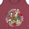 Women's - Disney - Christmas - Family In The Forest Graphic Racerback Tank - 2 of 4