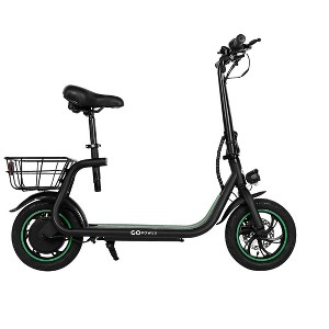 GoPowerBike GoFlow Electric Scooter with Seat - 1 of 4