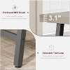 70.87" Rectangle Dining Room Table for 6-8 People, Strong Metal frame Modern Industrial Kitchen and Dining Room Table - 3 of 4